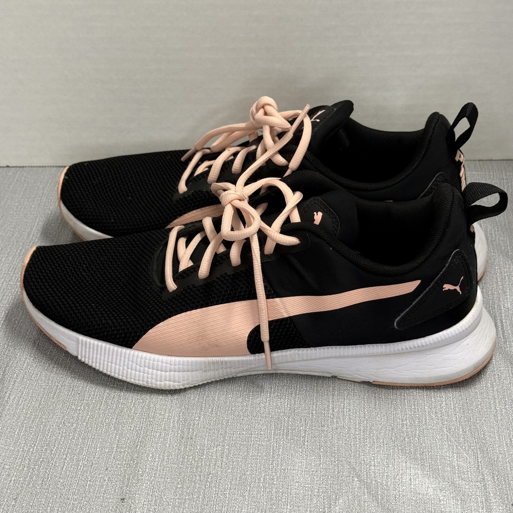 Puma Flyer Womens Sneakers Size 10 Black Peach Running Shoes